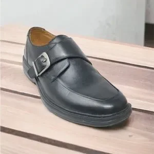 Dr Comfort | Shoes | Dr Comfort Black Leather Buckle Monk  display picture 3